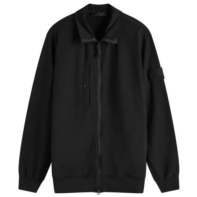 Stone Island Men's Ghost Piece Full Zip Sweatshirt Black