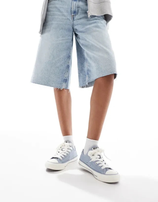 Converse Chuck Taylor All Star Ox Trainers In Blue