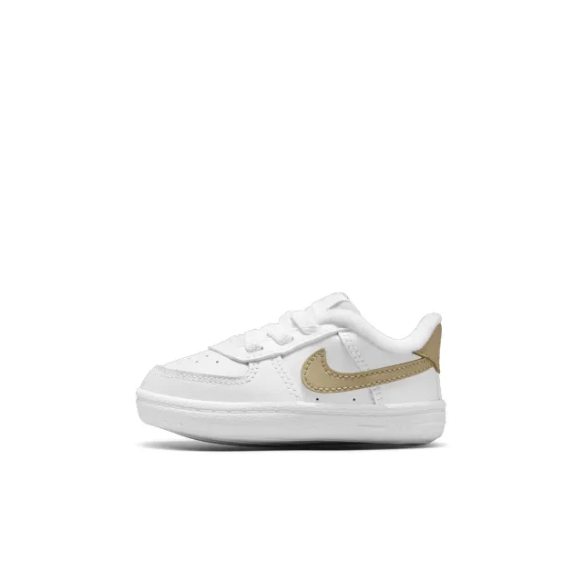 Nike white & green air force 1 Baby trainers