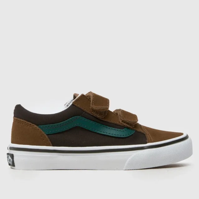 Vans - Kids Old Skool Shoes (4-8 Years), Brown