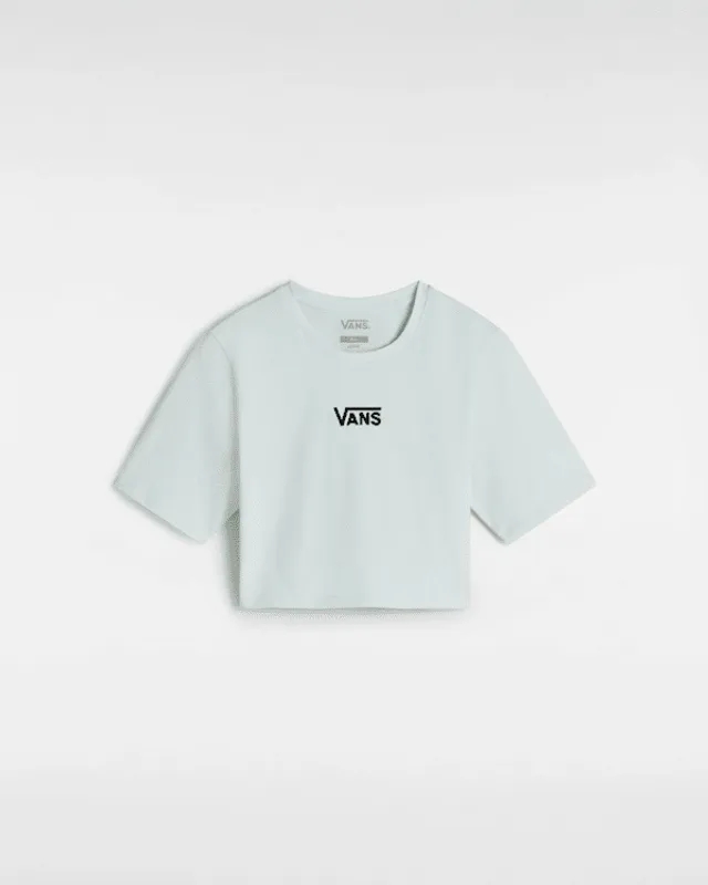 Vans - Flying V Crew Crop Ii T-Shirt, Woman, Green