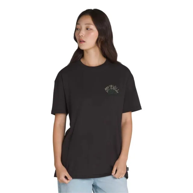 T-Shirt Vans Metal University Oversized Ss Tee Black Xs