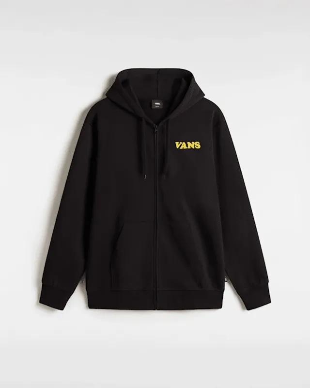 Vans - Skull La Shaka Zip Pullover Hoodie, Man, Black