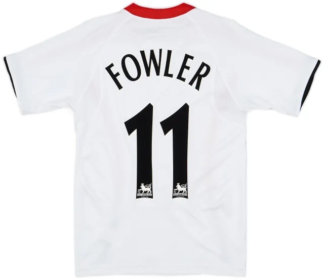 Reebok 2005-06 Liverpool Away Shirt Fowler #11 - 7/10 - (XS)