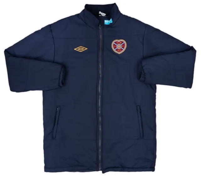 2011-12 Hearts Umbro Padded Bench Coat - 7/10 - (L)