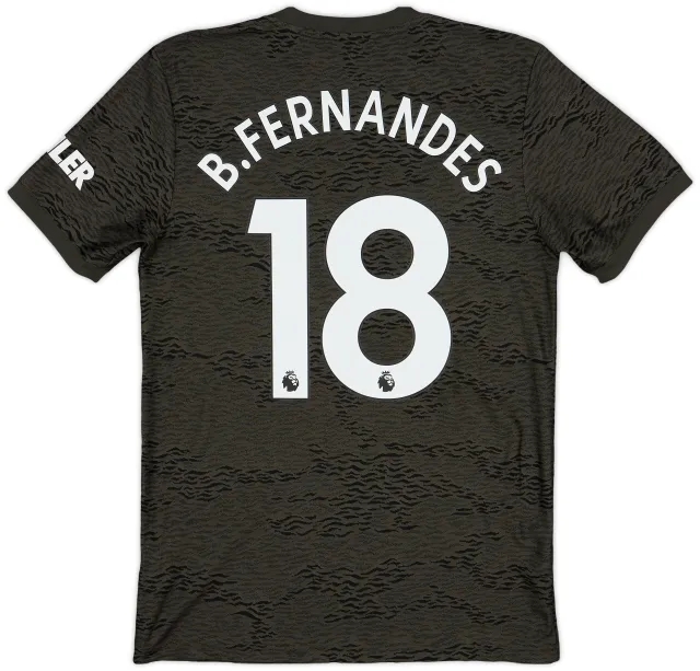adidas 2020-21 Manchester United Away Shirt B.Fernandes #18 - 9/10 - (S)