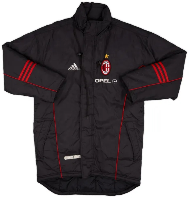 1999-00 AC Milan adidas Padded Bench Coat - 8/10 - (S)