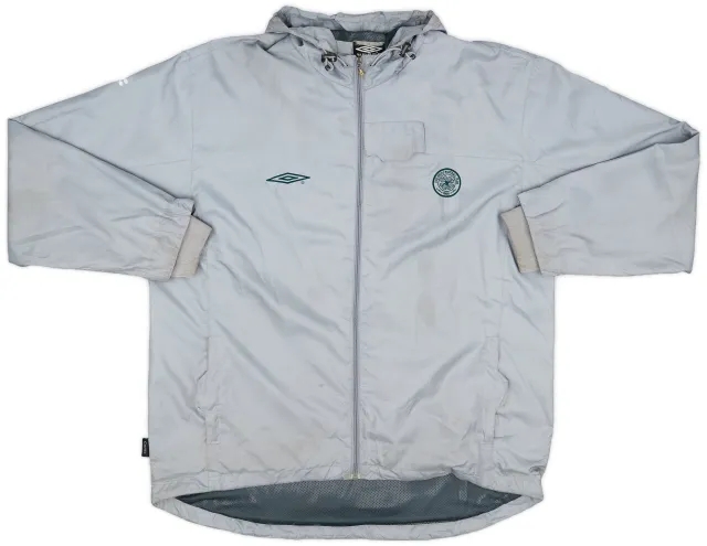 2003-04 Celtic Umbro Hooded Rain Jacket - 7/10 - (XL)