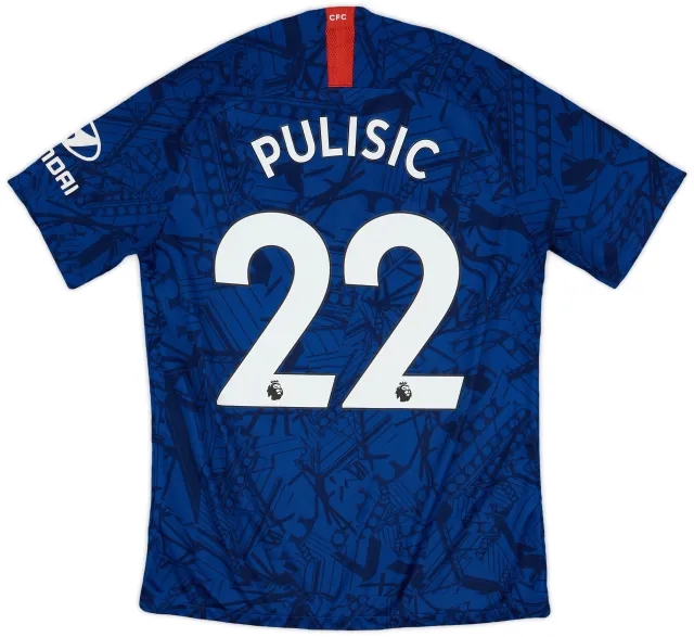 Nike 2019-20 Chelsea Home Shirt Pulisic #22 - 8/10 - (S)