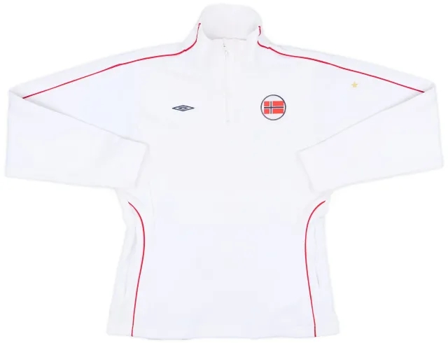 2004-06 Norway Umbro 1/4 Zip Drill Top - 9/10 - (XL.Boys)