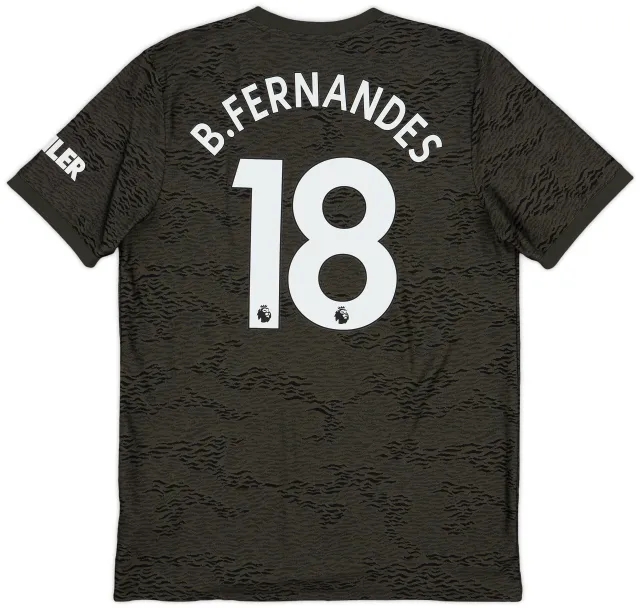 adidas 2020-21 Manchester United Away Shirt B.Fernandes #18 - 9/10 - (L)