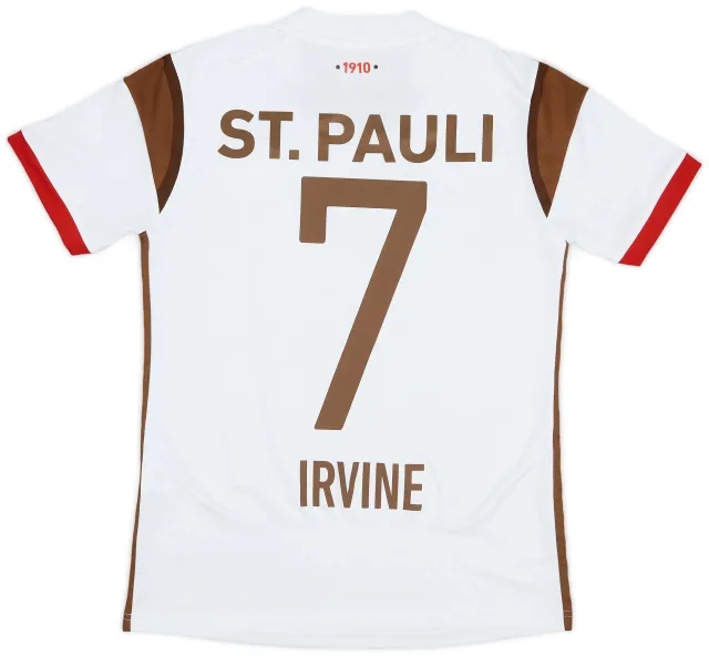 2022-23 St Pauli Away Shirt Irvine #7 - 8/10 - (S)