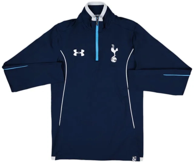 2015-16 Tottenham Under Armour 1/4 Zip Drill Top - 8/10 - (S)