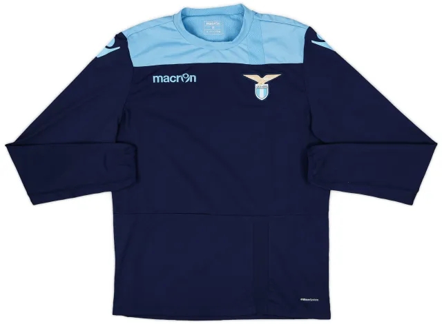 2016-17 Lazio Macron 1/4 Zip Training Top - 10/10 - (M)