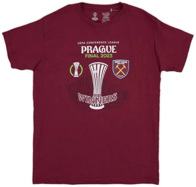 T-Shirts 2023 West Ham 'Conference League Winners' Graphic Tee - 9/10 - (S)