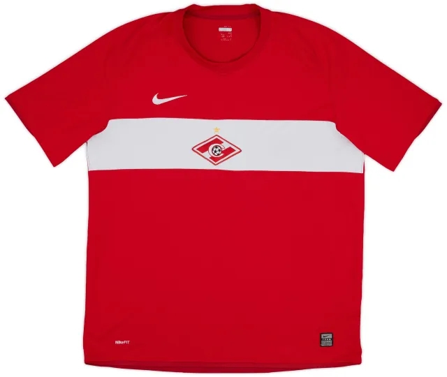 Nike 2009 Spartak Moscow Home Shirt - 9/10 - (XL)