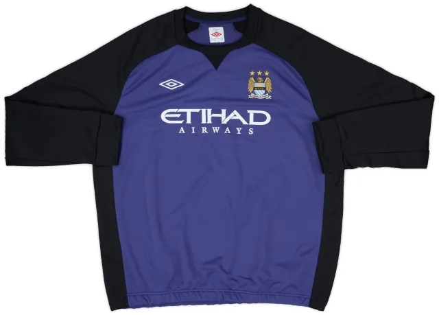 2012-13 Manchester City Umbro Sweat Top - 8/10 - (3XL)