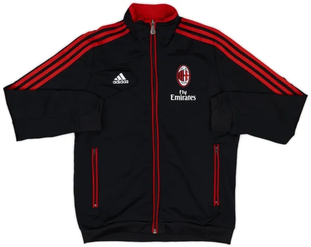 2012-13 AC Milan adidas Track Jacket - 7/10 - (M.Boys)