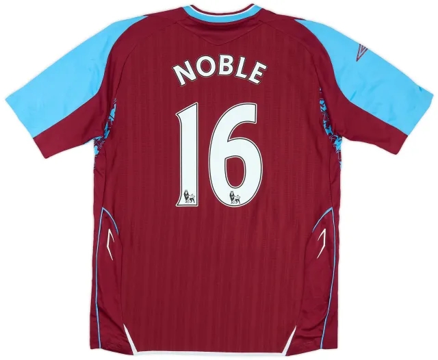 Umbro 2007-08 West Ham Home Shirt Noble #16 - 6/10 - (L)
