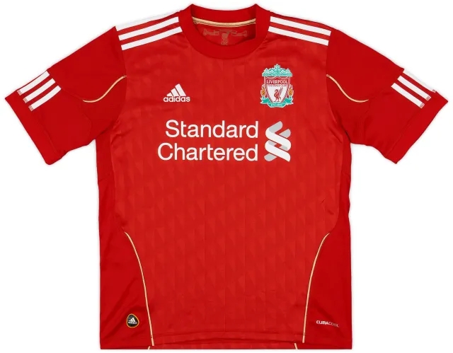 adidas 2010-12 Liverpool Home Shirt - 6/10 - (L.Boys)