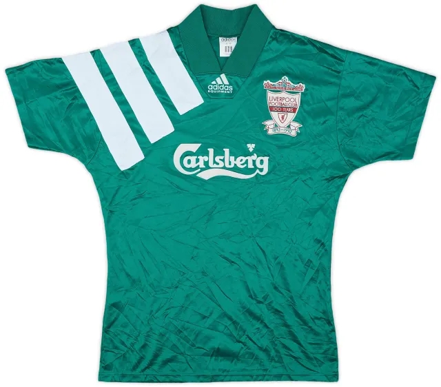 adidas 1992-93 Liverpool Centenary Away Shirt - 8/10 - (S)