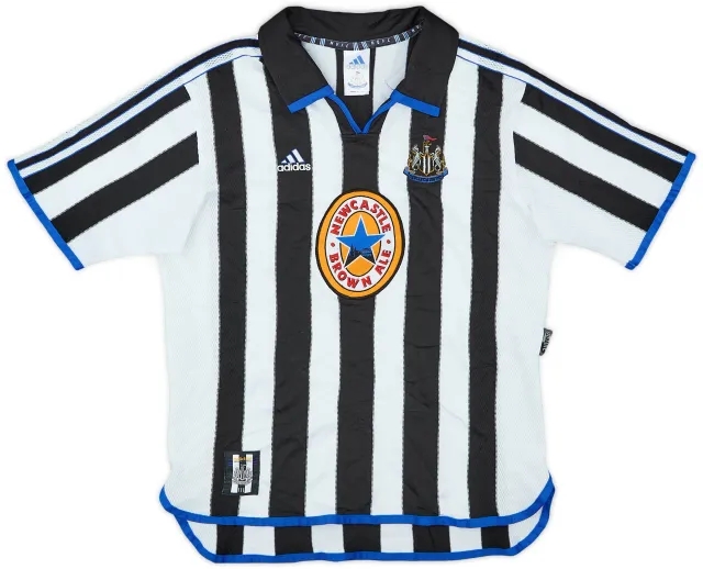 adidas 1999-00 Newcastle Home Shirt - 8/10 - (Y)