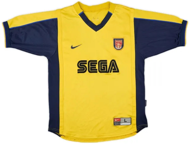 Nike 1999-01 Arsenal Away Shirt - 5/10 - (L.Boys)