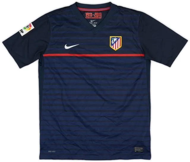 Nike 2011-12 Atletico Madrid Away - 9/10 - (XL.Boys)