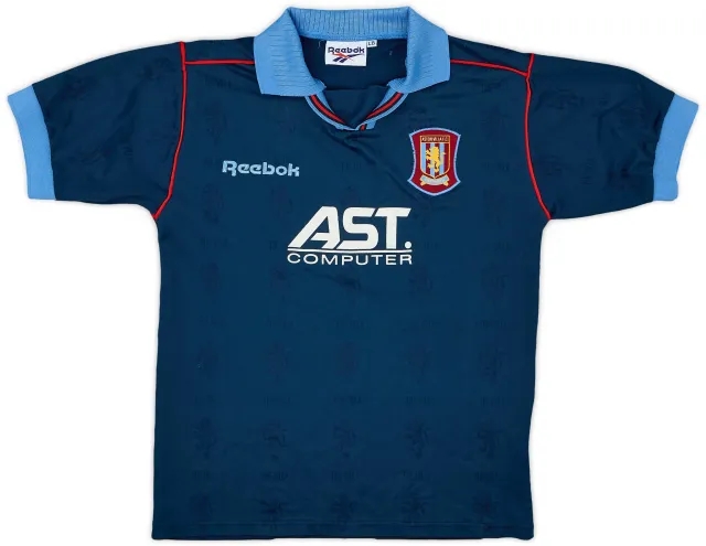 Reebok 1995-97 Aston Villa Away Shirt - 8/10 - (L.Boys)
