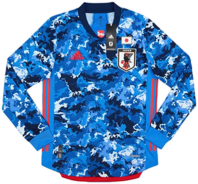 adidas 2020-21 Japan Player Issue Home L/S Shirt (S)