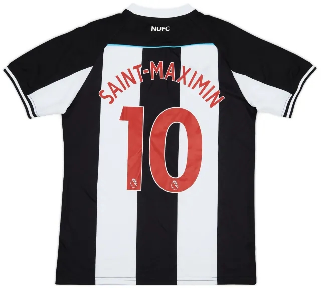 Castore 2021-22 Newcastle Home Shirt Saint-Maximin #10 (L)