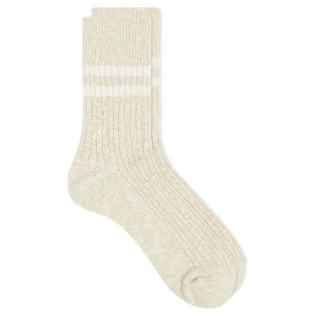 RoToTo Slub Stripe Stock Raw Beige