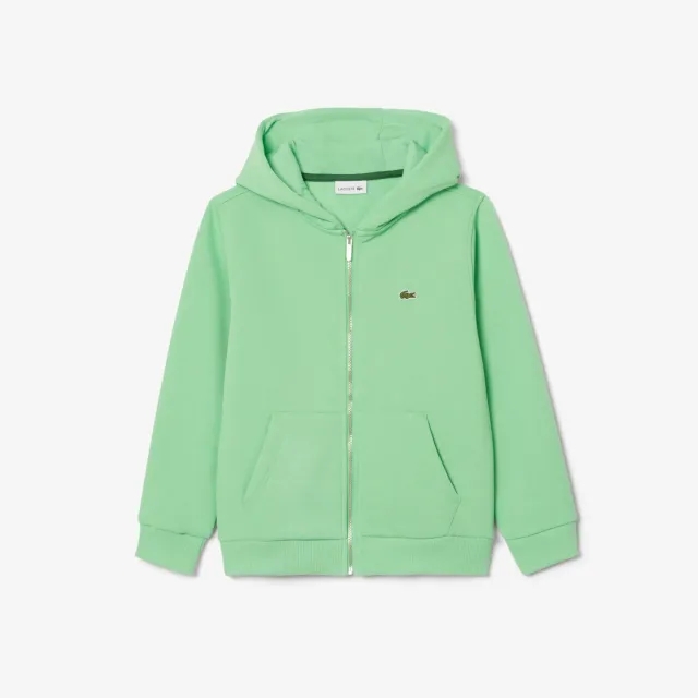 Lacoste Fleece Zip-Up Hoodie - Liamone Green