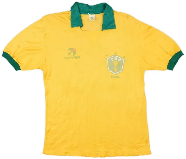 1990 Brazil Home Shirt #23 - 5/10 - (M)