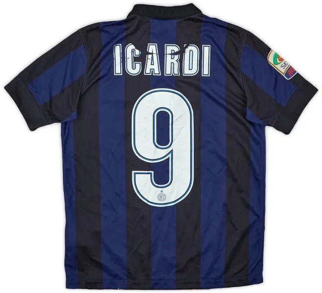 Nike 2013-14 Inter Milan Home Shirt Icardi #9 - 5/10 - (M.Boys)