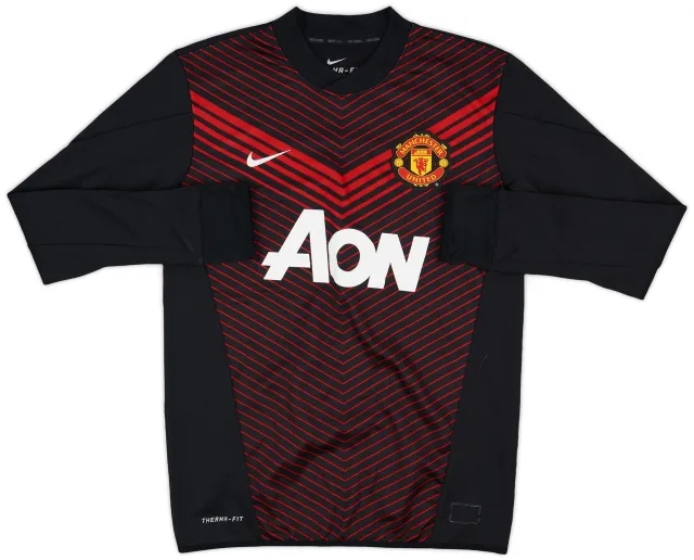 2014-15 Manchester United Nike Sweat Top - 9/10 - (M)