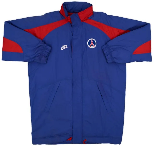 1995-96 Paris Saint-Germain Nike Padded Bench Coat - 6/10 - (M)