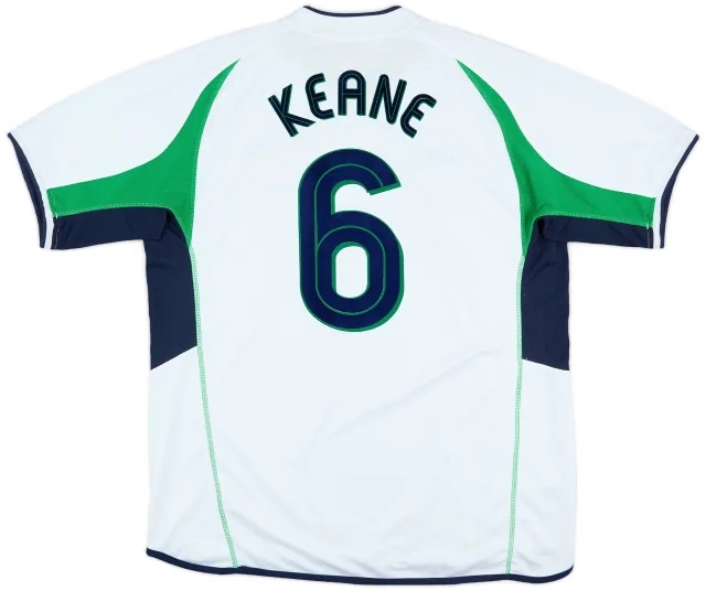 Umbro 2002-03 Ireland Away Shirt Keane #6 - 8/10 - (XL)
