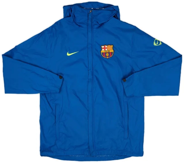 2009-10 Barcelona Nike Hooded Rain Jacket - 5/10 - (S)