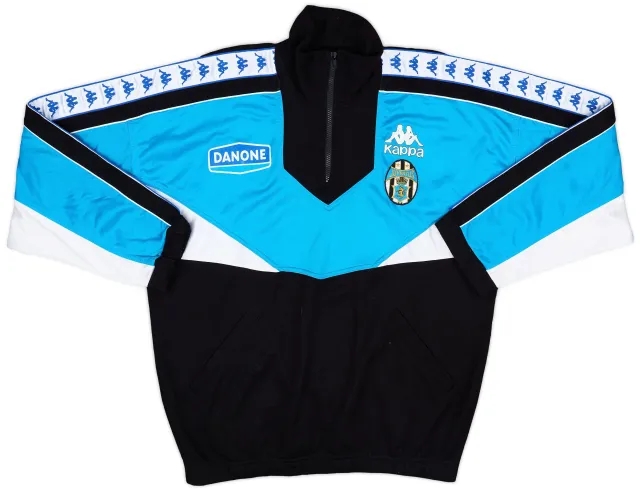 1992-93 Juventus Kappa 1/4 Zip Track Jacket - 7/10 - (XXL)