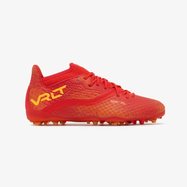 Kipsta Kids' Lace-Up Football Boots Viralto Iii Mg/Ag - Ice Flame