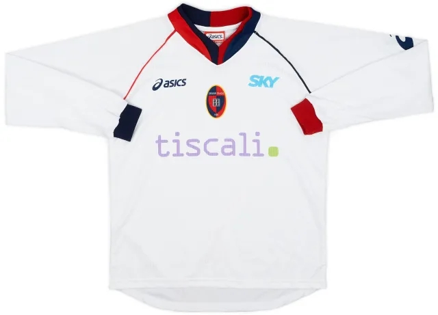 Asics 2006-07 Cagliari Basic Away L/S Shirt - 9/10 - (S)