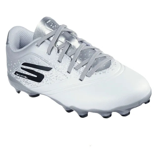 Skechers Razor 1.5 Jr Td FG Sneaker in White/Silver