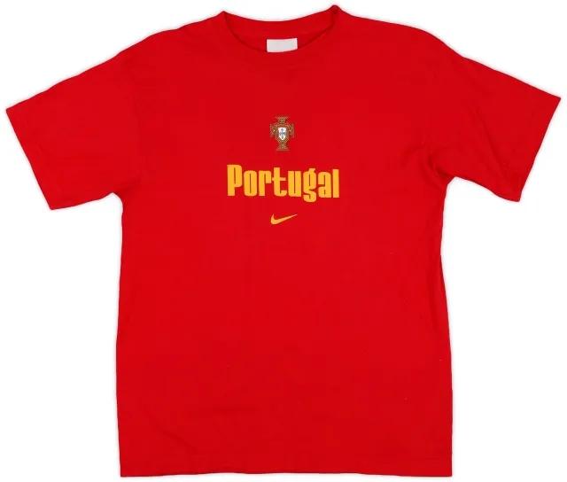 2004-05 Portugal Nike Cotton Tee - 7/10 - (XL)