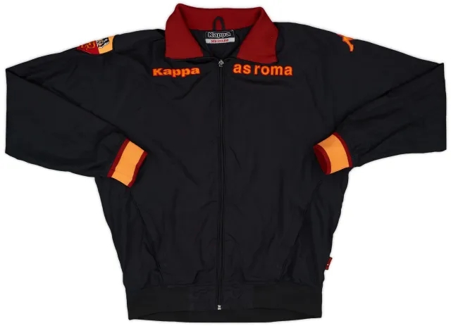 2011-12 Roma Kappa Track Jacket - 9/10 - (M)