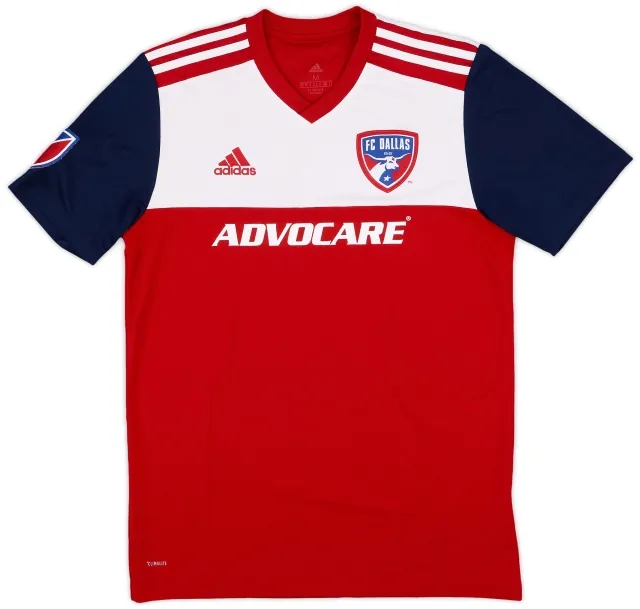 adidas 2018-19 FC Dallas Home Shirt - 9/10 - (M)