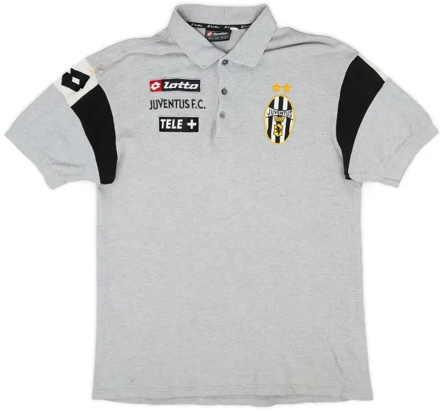 2000-01 Juventus Lotto Polo Shirt - 8/10 - (XL)