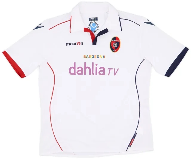 Macron 2010-11 Cagliari Away Shirt - 7/10 - (S)