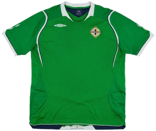 Umbro 2008-10 Northern Ireland Home Shirt - 5/10 - (XL)