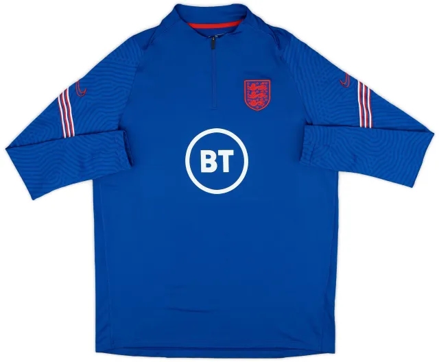 2020-21 England Nike 1/4 Zip Training Top - 9/10 - (XL)